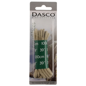 Dasco Laces Chunky Cord 100cm Stone Blister Packed