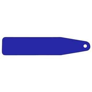 Blank Key Tag 123mm x 28mm C24 - Blue/White/Blue