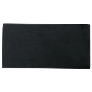 Blank Black Slate Rectangle Shape 204mm x 102mm