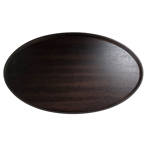 Blank Dark Wood board Oval Shape 255mm x 150mm