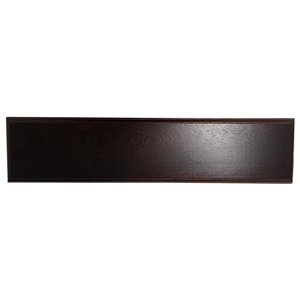 Blank Dark Wood board Rectangle Shape 440mm x 100mm