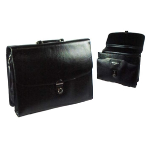 865 Bonded Leather Briefcase With Lap Top Area