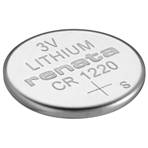 Renata Watch Batteries CR1220 Lithium, 3V