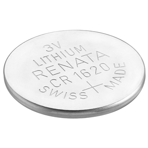 Renata Watch Batteries CR1620 Lithium, 3V