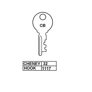 Hook 1117 Cheney No 93