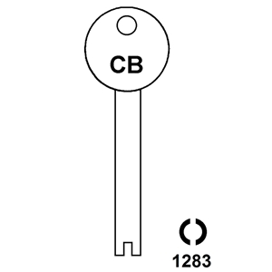 Hook 1283 Chubb (211) Window Lock Key