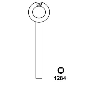 Hook 1284 Chubb Window Lock