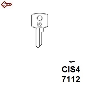 Silca CIS4, Cas-Cisma Cylinder Blank