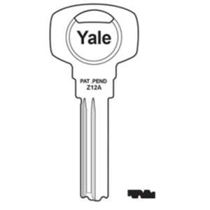 Yale Genuine Patented Dimple Cylinder Blank Z12A KB1A