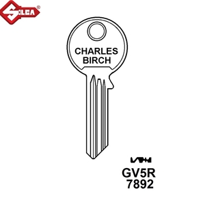 Silca GV5R, For GTV Cylinder Lock