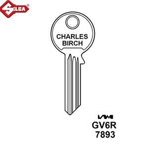Silca GV6R, For GTV Cylinder Lock