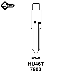 Silca HU46T, Blade For Remote