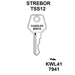 Strebor TSS12 Window Key KWL41 ,HD WL055