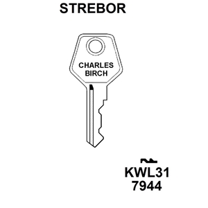 Strebor TSS21 Window Key KWL31 , HD WL060