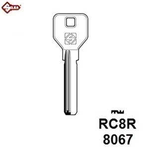 Silca RC8R, Cina Dimple Blank Security Cylinder