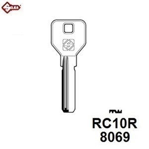 Silca RC10R, Cina Dimple Blank Security Cylinder