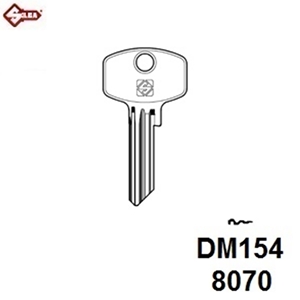 Silca DM154, Dom - Cylinder Blank