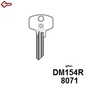 Silca DM154R, Dom Cylinder Blank