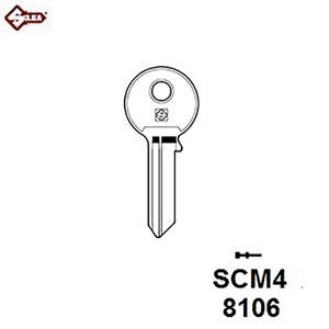 Silca SCM4, Securemme Cylinder Blank