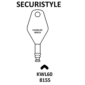 KWL60 Securistyle Window Key