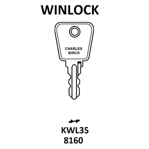KWL35 Winlock Window Key, HD WL057