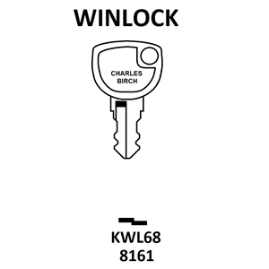 Winlock Sparta Trojan Window Lock Key, KWL68, HD WL084