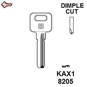 Silca KAX1, Kaixi Dimple Blank