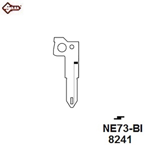 Silca NE73-BI, Neiman Cylinder Blank (Blade Only)