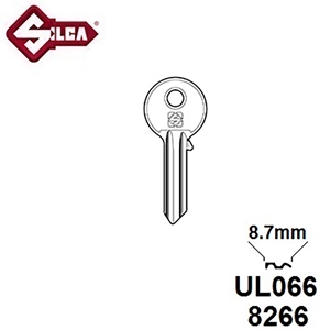 Silca UL066, 5 Pin WIDE Universal Cylinder Blank