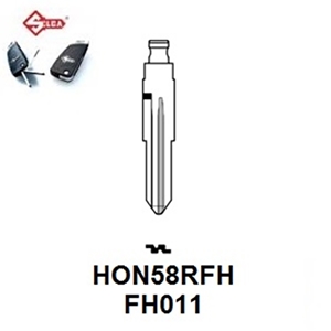Silca HON58RFH. Flip Head Key Blade