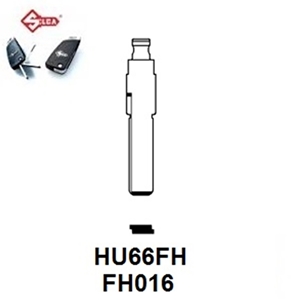 Silca HU66FH. HUF Flip Head Key Blade