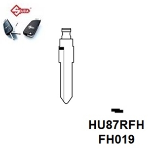 Silca HU87RFH. Flip Head Key Blade