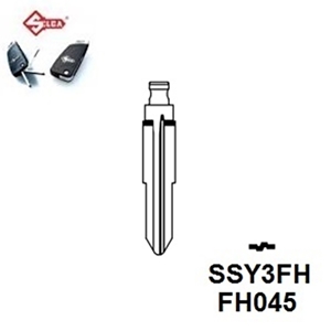 Silca SSY3FH. Flip Head Key Blade
