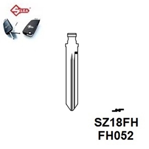 Silca SZ18FH. Flip Head Key Blade