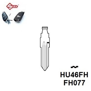 Silca HU46FH. Flip Head Key Blade