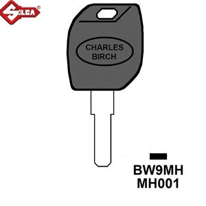 Silca MH Electronic Key Blade. BW9MH (BMW Motorbike)