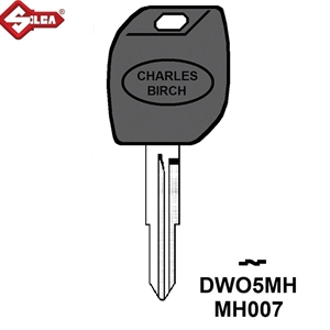 Silca MH Electronic Key Blade. DWO5MH (Vauxhall Antara)