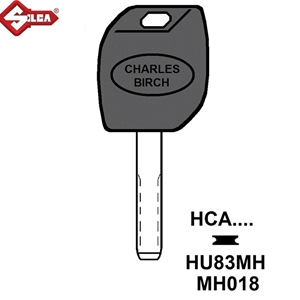 Silca MH Electronic Key Blade. HU83MH (Citroen/Peugeot)