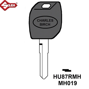 Silca MH Electronic Key Blade. HU87RMH (Subaru)