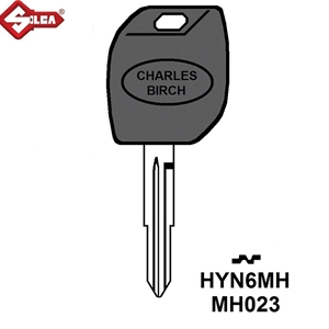 Silca MH Electronic Key Blade. HYN6MH (Hyundai)