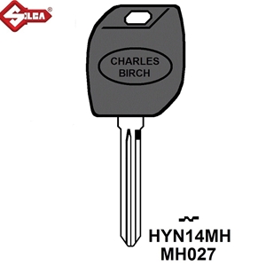 Silca MH Electronic Key Blade. HYN14MH (Hyundai/Kia)