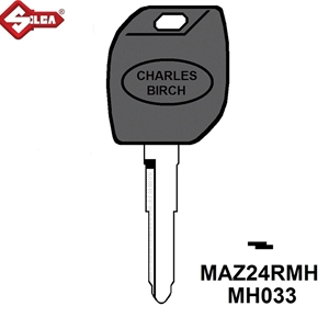 Silca MH Electronic Key Blade. MAZ24RMH (Mazda)