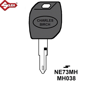 Silca MH Electronic Key Blade. NE73MH (Renualt/Peugeot)