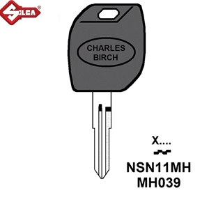 Silca MH Electronic Key Blade. NSN11MH (Nissan)