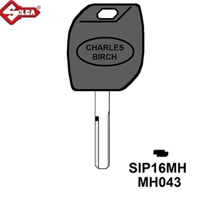 Silca MH Electronic Key Blade. SIP16MH (Alfa Romeo)