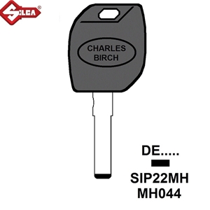 Silca MH Electronic Key Blade. SIP22MH (Alfa Romeo/Abarth)