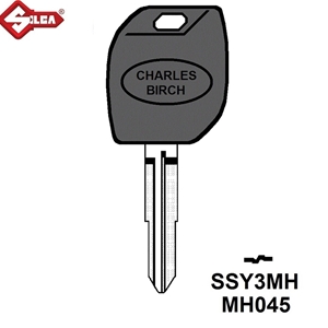 Silca MH Electronic Key Blade. SSY3MH (Ssangyong)