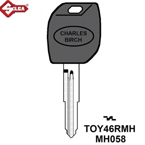 Silca MH Electronic Key Blade. TOY46RMH (Toyota)