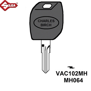 Silca MH Electronic Key Blade. VAC102MH (Renault)