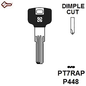 Silca PT7RAP, Potent Dimple Blank